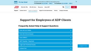 
                            3. Support for Employees - ADP - Forever 21 Employee Portal