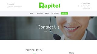 
                            3. Support - RapiTel
