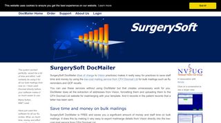 
                            8. SurgerySoft: Software for Vision Users - DocMailer - Docmail Portal