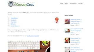 
                            7. Survey Cool - Top 23 Legit Paid Survey Sites Reviewed for 2019 - Surveycompare Sign In