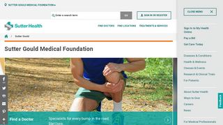 
                            7. Sutter Gould Medical Foundation | Sutter Health - Sutter Health Plus Provider Portal