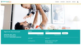 
                            5. Sutter Health Plus Member Portal - Login Page - Sutter Health Plus Provider Portal