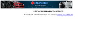 
                            8. Suzuki Pit Stop PLUS. TIS2WEB Portal Access - Tis2web Login