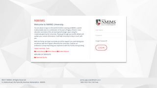 
                            5. Svkm's NMIMS deemed to be University - Nmims Portal