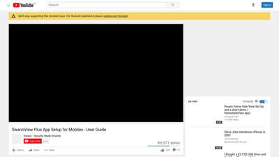 
                            8. SwannView Plus App Setup for Mobiles - User Guide - YouTube