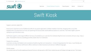 Swift Kiosk - Swift - Swift University Portal