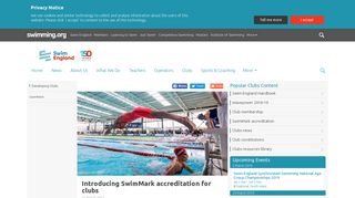 
                            7. SwimMark for Clubs | Swim England accreditation for clubs - Swim With Mark Portal
