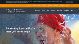 
                            2. Swimming Lesson Portal - Places Leisure - Places For People Home Portal