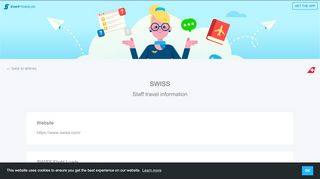 
                            2. SWISS staff travel information | StaffTraveler - Staff Travel Swiss Login
