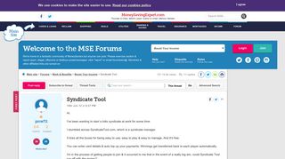 Syndicate Tool - MoneySavingExpert.com Forums - Syndicate Tool Portal