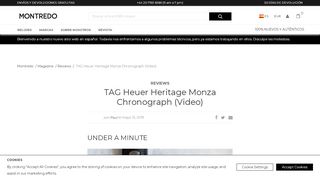 
                            8. TAG Heuer Heritage Monza Chronograph (Video) | MONTREDO - Web B2b Login Index Monza