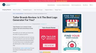 
                            1. Tailor Brands Review (Jan 20) | Get Your Brand Logo Today - Tailor Brands Sign In