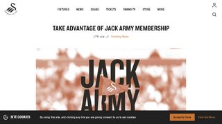 
                            3. Take advantage of Jack Army Membership - Swansea City - Swansea City Jack Army Membership Portal
