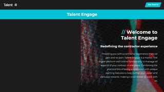 
                            8. Talent Engage | IT Contractor Rewards Program - Talent ... - Talent International Portal