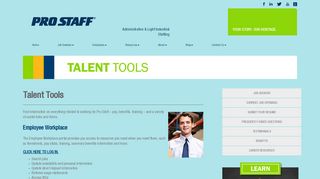 
                            4. Talent Tools | Pro Staff Staffing & Employment Agency - Prostaff Epayroll Portal