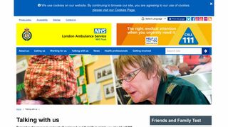 
                            3. Talking with us - London Ambulance Service NHS Trust - London Ambulance Service Email Portal