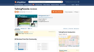 
                            8. TalkingParents Reviews - 38 Reviews of Talkingparents.com ... - Talking Parents Portal