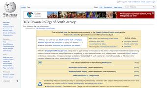 
                            8. Talk:Rowan College at Gloucester County - Wikipedia - Gccnj Portal Portal