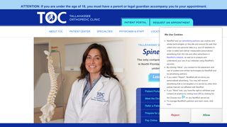 
                            4. Tallahassee Orthopedic Clinic - Toc Tallahassee Patient Portal