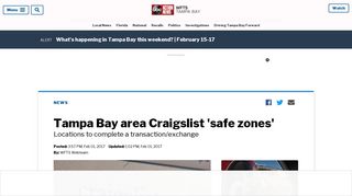 
Tampa Bay area Craigslist 'safe zones' - ABC Action News  
