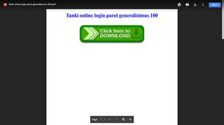 
                            3. Tanki online login parol generalisimus 100.pdf - Google Drive - Tanki Online Portal Parol Generalisimus 100
