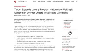 
Target Expands Loyalty Program Nationwide, Making it Easier ...
