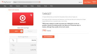 
                            7. Target - MyPoints: Your Daily Rewards Program - My Points Sign In