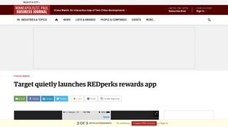 
Target quietly launches REDperks rewards app - Minneapolis ...
