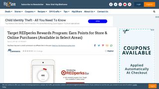 
Target REDperks Rewards Program: Earn Points for Store ...
