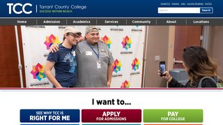
                            7. Tarrant County College: Home Page - Tarrant County College Webadvisor Portal