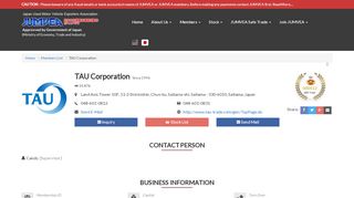 
                            5. TAU Corporation - JUMVEA | Japan Used Motor Vehicle ... - Tau Sales Portal