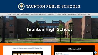 
                            2. Taunton High School - Taunton Public Schools - Taunton High School Community Portal