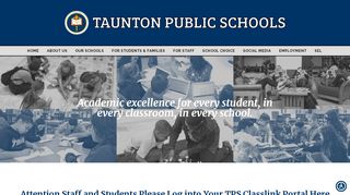 
                            3. Taunton Public Schools - Home - Taunton High School Community Portal