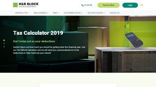 
                            9. Tax Calculator 2019 | H&R Block Australia - Ato Etax Portal