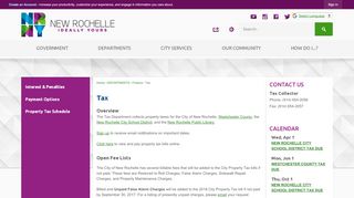 
                            5. Tax | New Rochelle, NY - City of New Rochelle - New Rochelle Property Portal