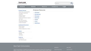 
                            2. Taylor Communications Employee Resources - Taylor Communications Employee Portal