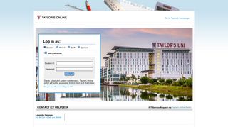 
                            5. Taylor's Online: Login - Taylor's University - Mytaylor Portal
