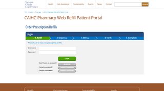 
                            3. TCC » CAIHC Pharmacy Web Refill Patient Portal - Tanana Chiefs ... - Chief Andrew Isaac Patient Portal