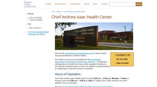 
                            4. TCC » Chief Andrew Isaac Health Center - Tanana Chiefs Conference - Chief Andrew Isaac Patient Portal