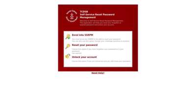 
                            7. TCDSB Self-Service Reset Password Management