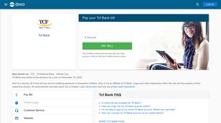 
                            5. Tcf Bank | Make Your Auto Loan Payment Online | doxo.com - Tcf Loan Portal