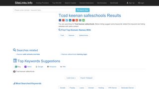 
                            6. Tcsd keenan safeschools Results For Websites Listing - Http Www Murrieta Keenan Safeschools Com Login