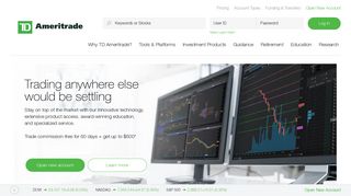 
                            2. TD Ameritrade: Online Stock Trading, Investing, Online Broker - Chinese Scottrade Portal