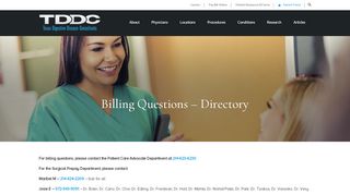 
                            4. TDDC Billing | Texas Digestive Disease Consultants - Tddc Patient Portal