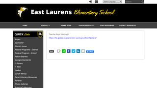 
                            7. Teacher Keys Login - East Laurens Elementary School - Teacher Keys Portal