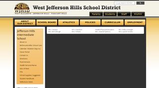 
Teacher Webpages - West Jefferson Hills School District
