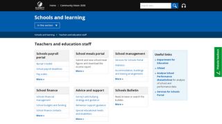 
                            5. Teachers and education staff - Surrey County Council - Surrey County Council Staff Portal