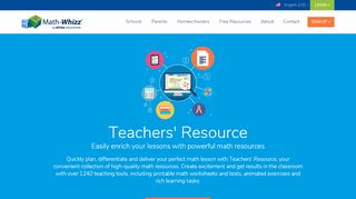 
                            3. Teachers' Resource | Maths-Whizz - Math Whizz Teacher Portal