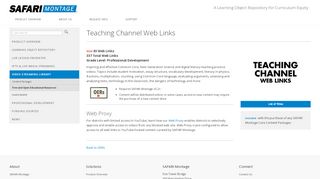 
                            6. Teaching Channel - SAFARI Montage - Safari Montage Portal For Teachers