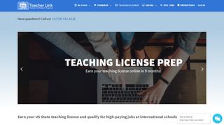 
                            8. Teaching License - Teacher Link - Teach Now Program Login